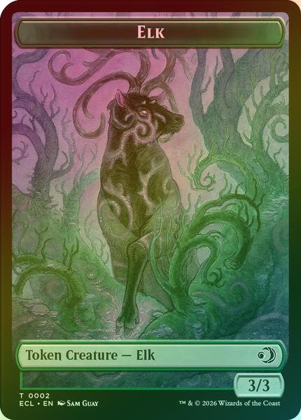 Elk // Mutavault Token (Foil) (TECL)