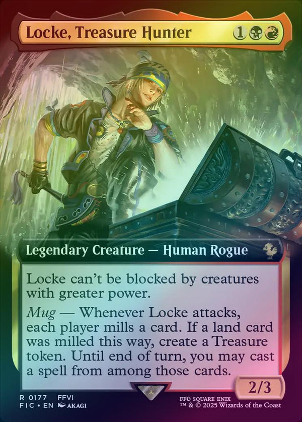 Locke, Treasure Hunter - Extended Art (Foil) (FIC)