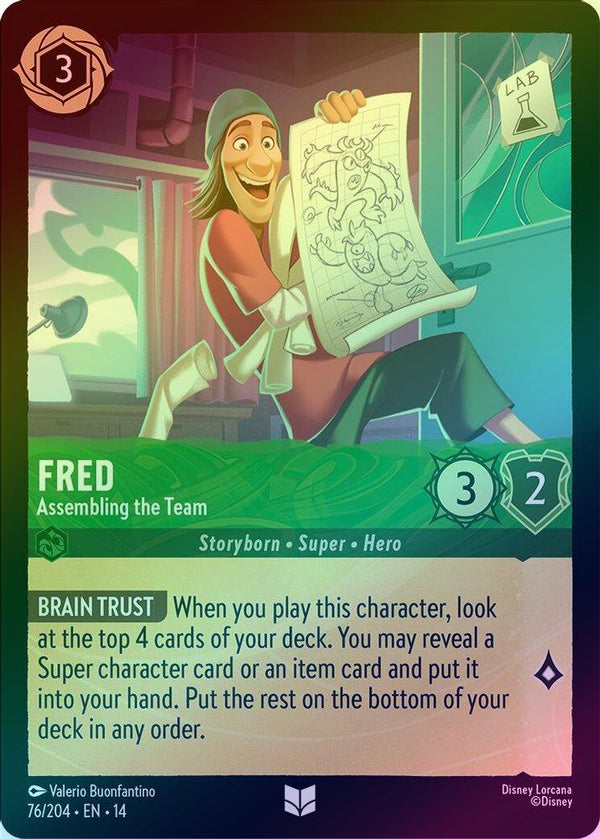 Fred (Assembling the Team) - 76/204 - Uncommon (Foil)