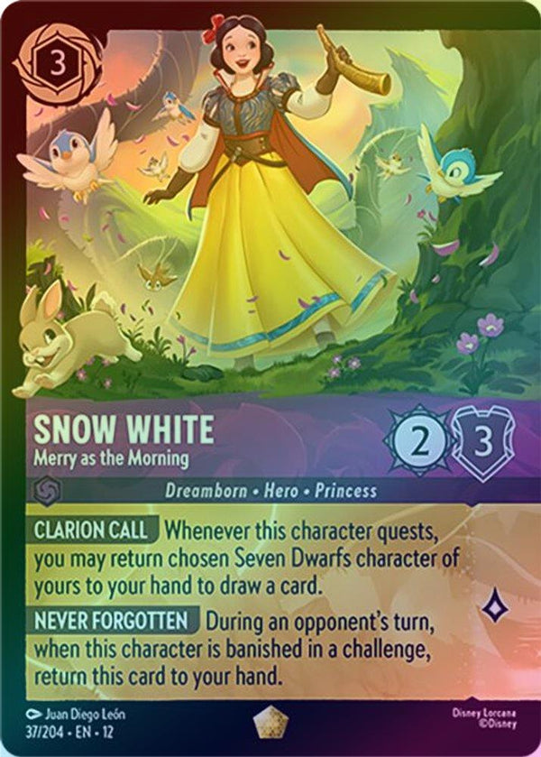Snow White (Merry as the Morning) - 37/204 - Legendary (Foil)