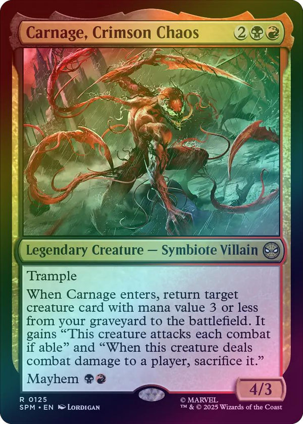 Carnage, Crimson Chaos (Foil) (SPM)