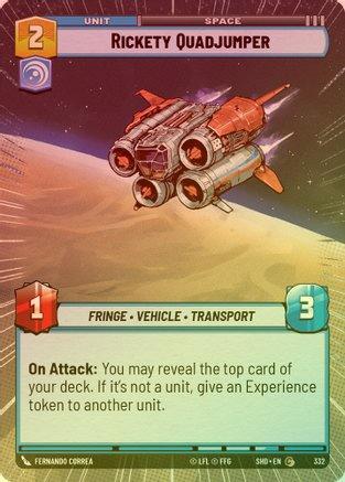 Rickety Quadjumper (Hyperspace) - 332 - Common (Foil)