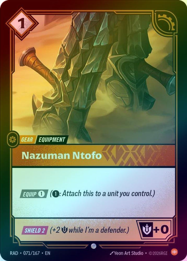 Nazuman Ntofo - 071/167 - Common (Foil)