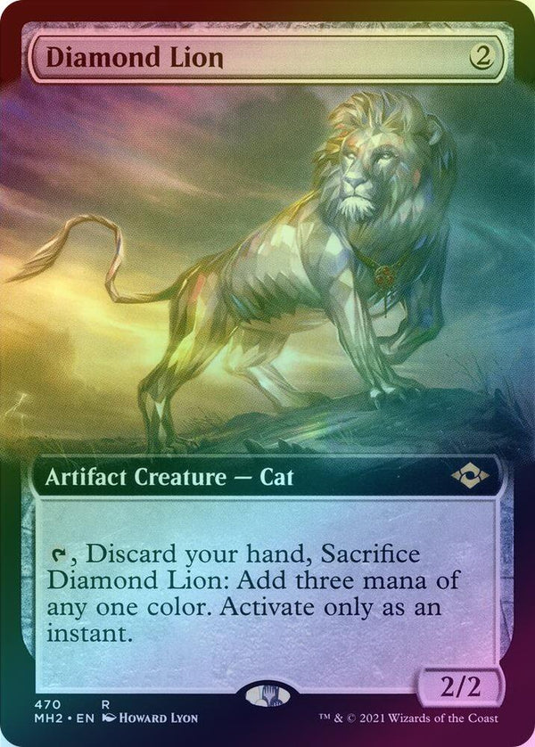 Diamond Lion - Extended Art (Foil) (MH2)