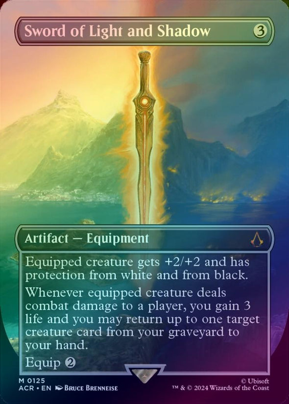 Sword of Light and Shadow - Borderless (Foil) (ACR)