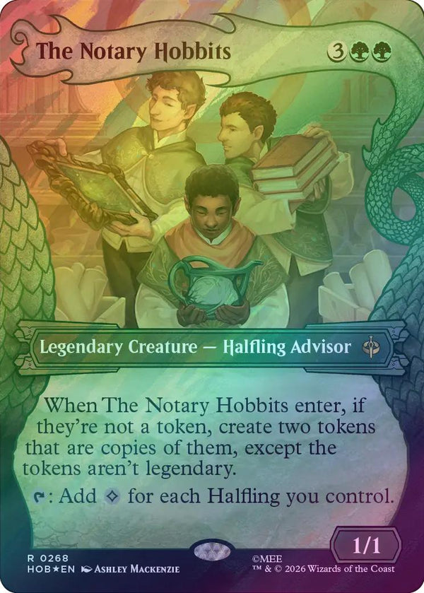 The Notary Hobbits - Dragon Hoard Frame (Surge Foil) (HOB) (Pre-Order)