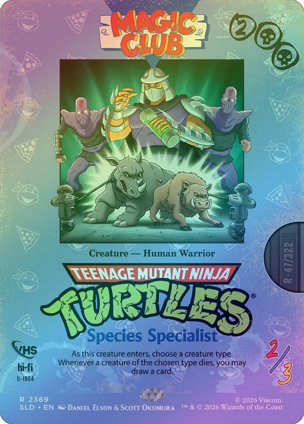 Species Specialist - TMNT: VHS Villains (Foil) (SLD)