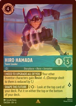 Hiro Hamada (Team Leader) - 154/204 - Rare (Foil)