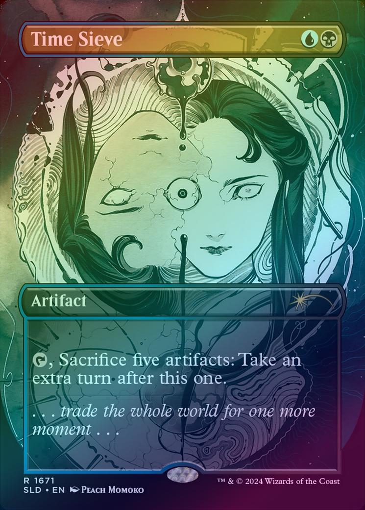 401 Games Canada - Time Sieve - Featuring: Peach Momoko (Foil) (SLD) 401 Games Canada - Time Sieve - Featuring: Peach Momoko (Foil) (SLD)