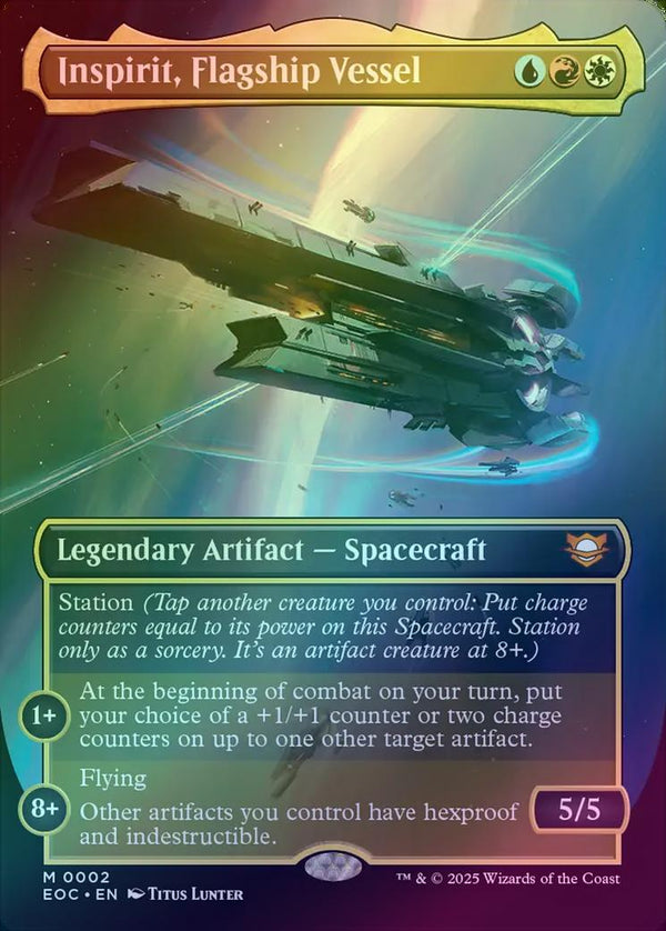 Inspirit, Flagship Vessel - Borderless (Foil) (EOC)