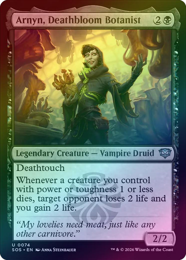 Arnyn, Deathbloom Botanist (Foil) (SOS)