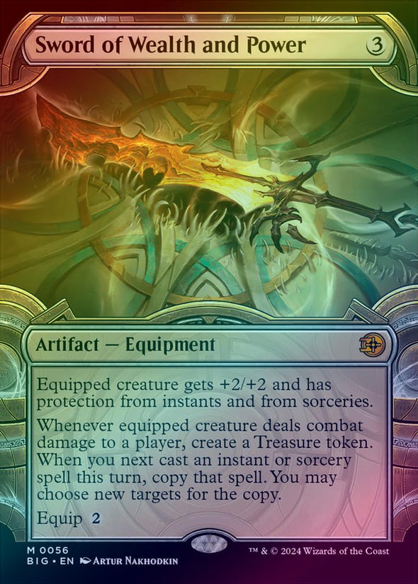 Sword of Wealth and Power - Showcase (Foil) (BIG)