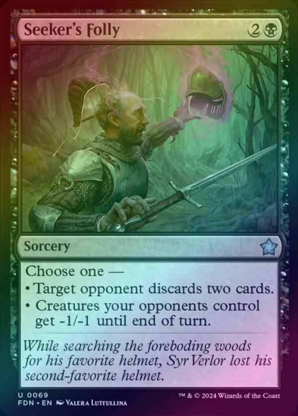 Seeker's Folly (Foil) (FDN)