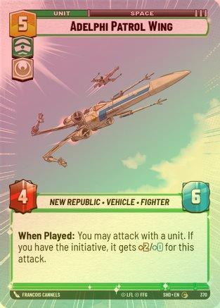 Adelphi Patrol Wing (Hyperspace) - 370 - Common (Foil)