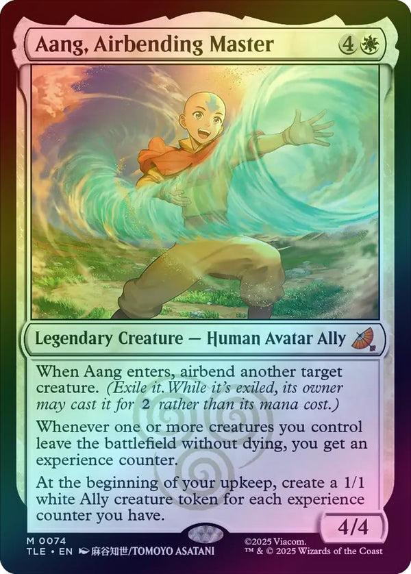 Aang, Airbending Master (Foil) (TLE)