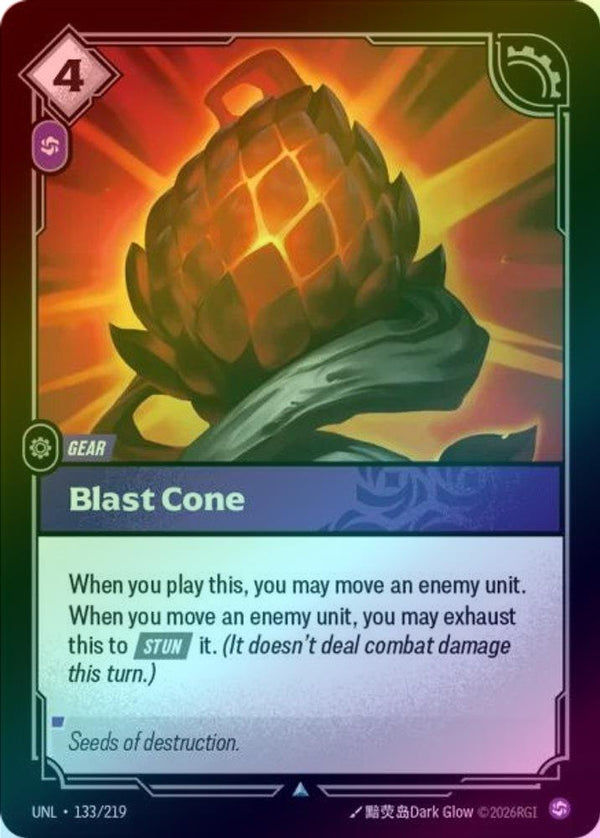 Blast Cone - 133/219 - Uncommon (Foil)
