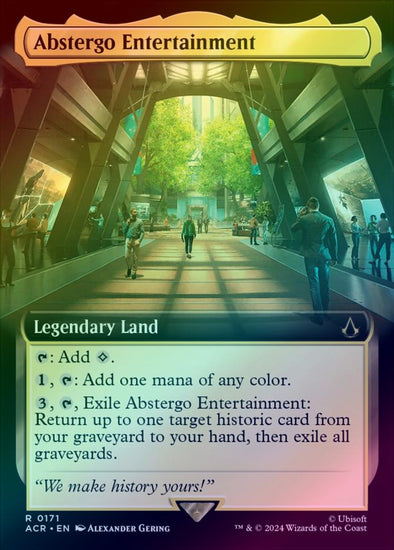 Abstergo Entertainment - Extended Art (Foil) (ACR)