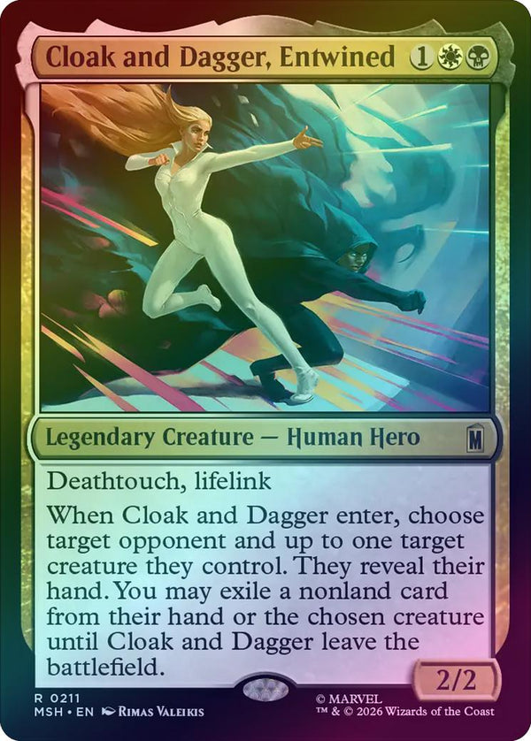 Cloak and Dagger, Entwined (Foil) (MSH) (Pre-Order)