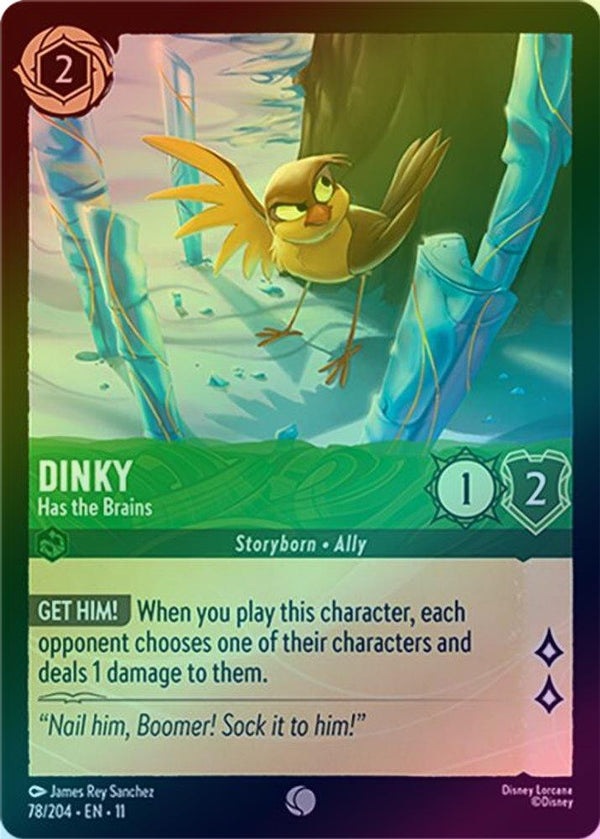 Dinky (Has the Brains) - 78/204 - Common (Foil)