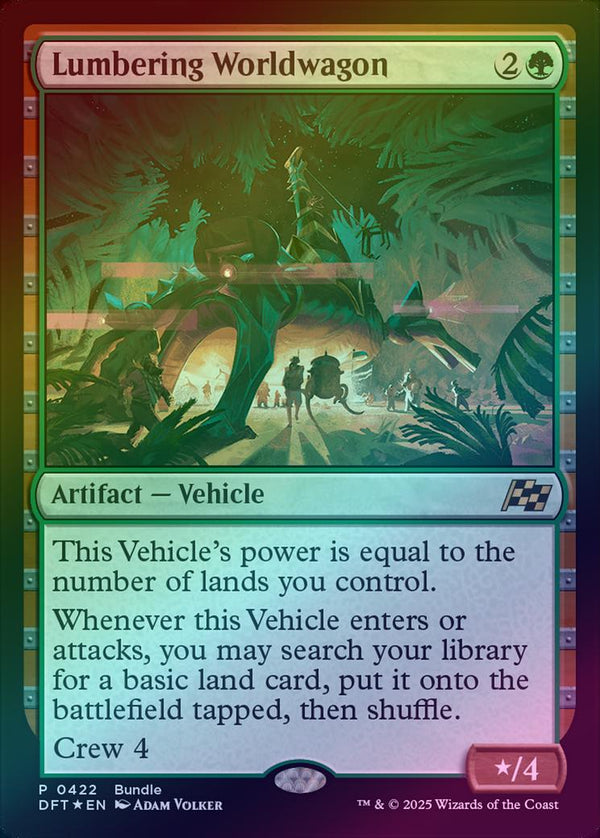 Lumbering Worldwagon - Bundle Promo (Foil) (DFT)