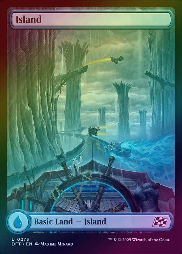 Island (273) - Full Art (Foil) (DFT)