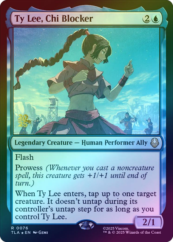 Ty Lee, Chi Blocker - Prerelease Promo (Foil) (PTLA)