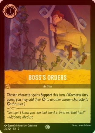 Boss's Orders - 25/204 - Common (Foil)