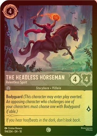 The Headless Horseman (Relentless Spirit) - 194/204 - Common (Foil)
