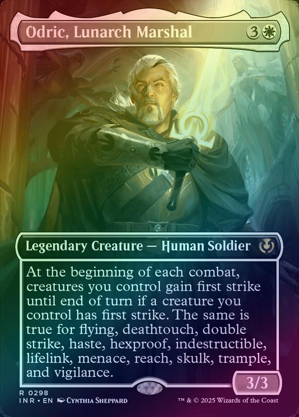 Odric, Lunarch Marshal - Borderless (Foil) (INR)