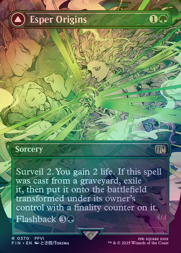 Esper Origins // Summon: Esper Maduin - Borderless (Foil) (FIN)