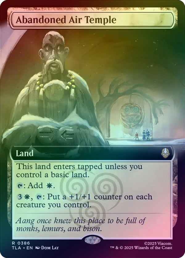 Abandoned Air Temple - Extended Art (Foil) (TLA)