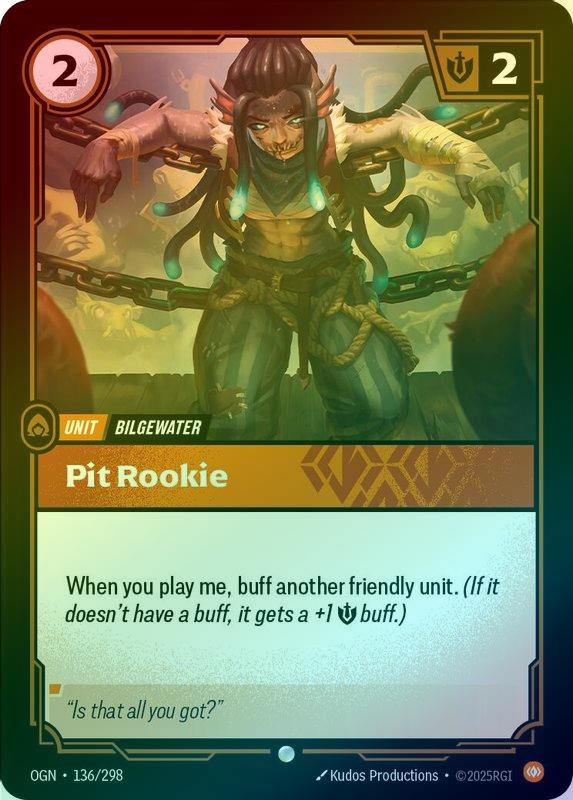 Pit Rookie - 136/298 - Common (Foil)