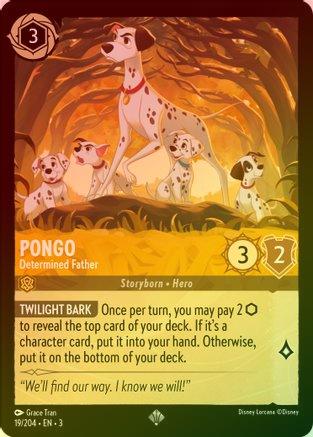 Pongo (Determined Father) - 19/204 - Super Rare (Foil)