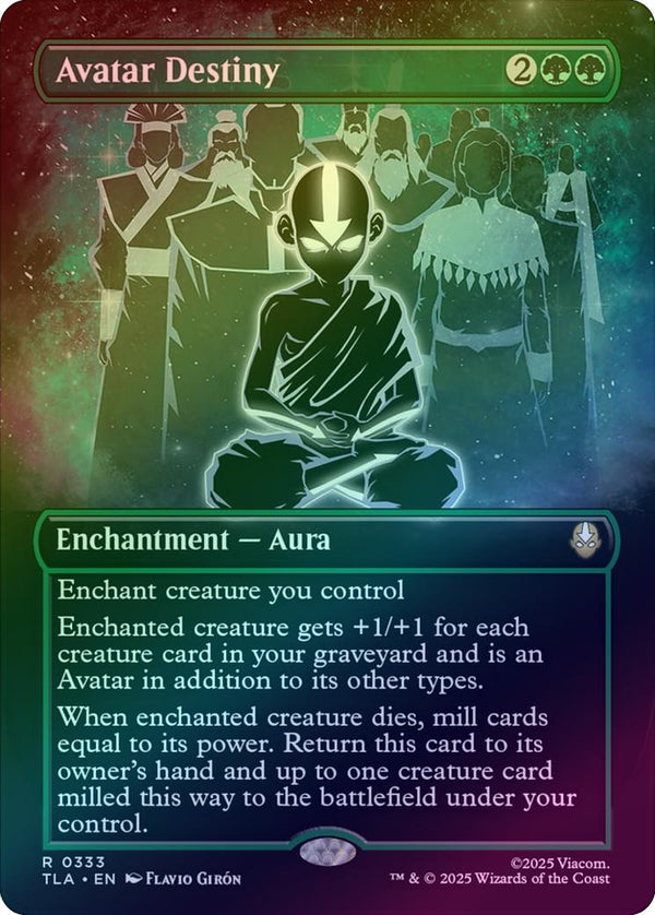 Avatar Destiny - Borderless Battle Pose (Foil) (TLA)