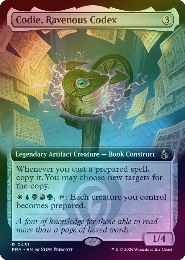 Codie, Ravenous Codex - Extended Art (Foil) (FRA)