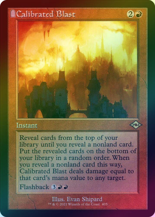 Calibrated Blast - Retro Frame (Foil) (MH2)