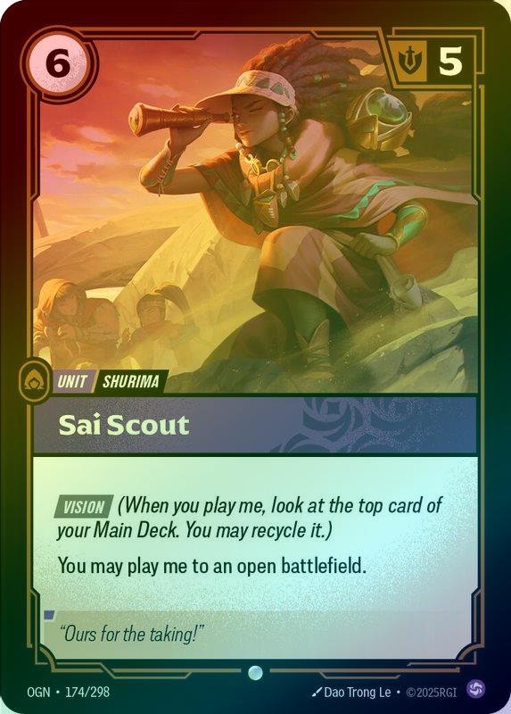 Sai Scout - 174/298 - Common (Foil)