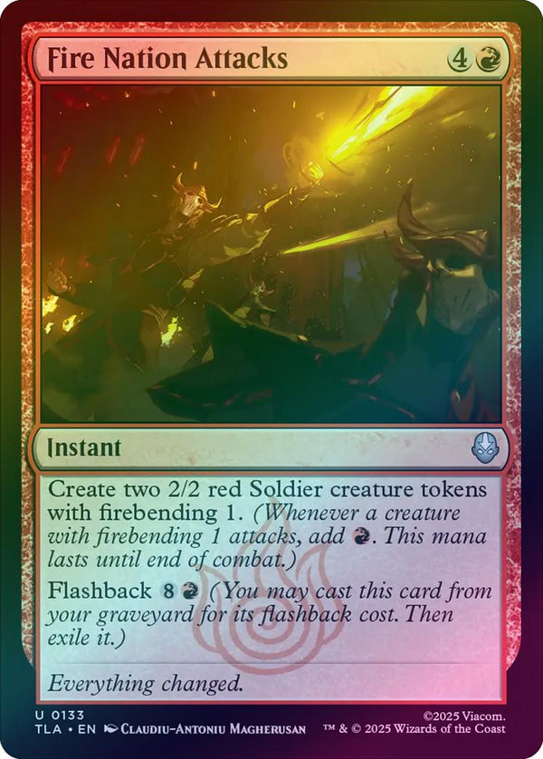Fire Nation Attacks (Foil) (TLA)