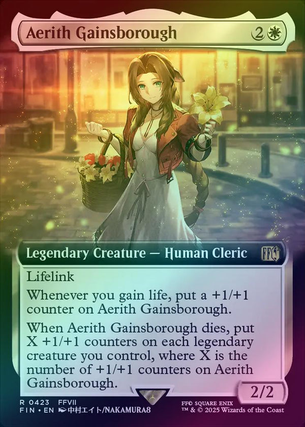 Aerith Gainsborough - Extended Art (Foil) (FIN)