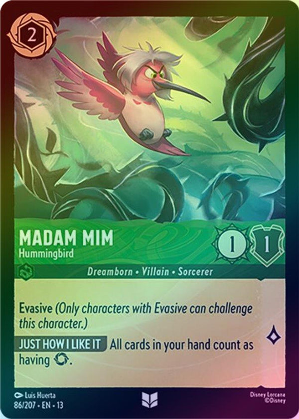 Madam Mim (Hummingbird) - 86/207 - Uncommon (Foil)
