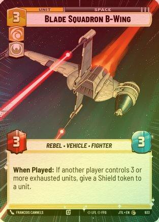 Blade Squadron B-Wing (Hyperspace) - 933 - Common (Foil)