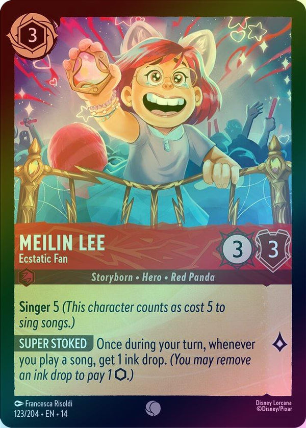 Meilin Lee (Ecstatic Fan) - 123/204 - Common (Foil)