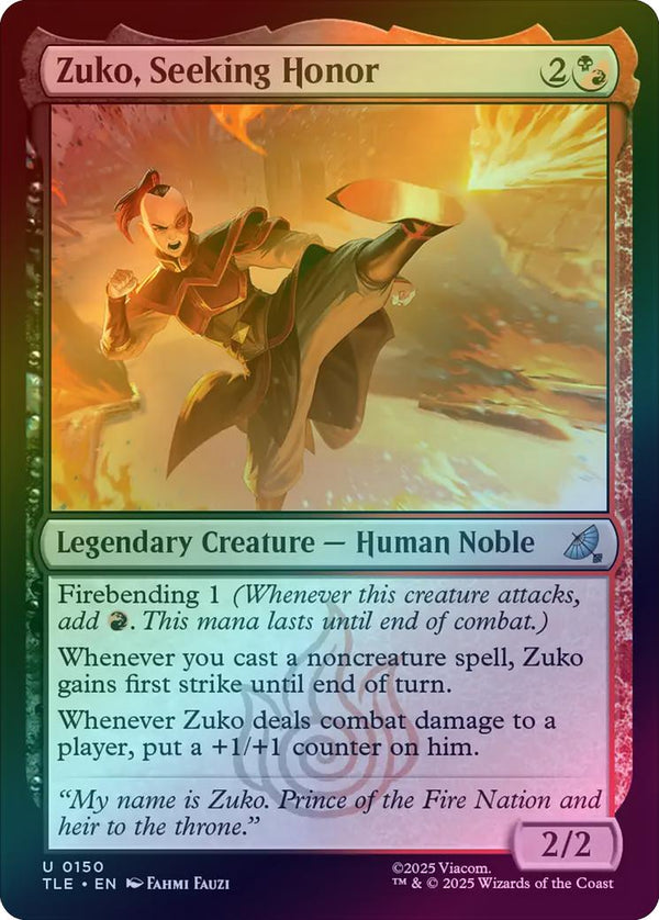 Zuko, Seeking Honor (Foil) (TLE)