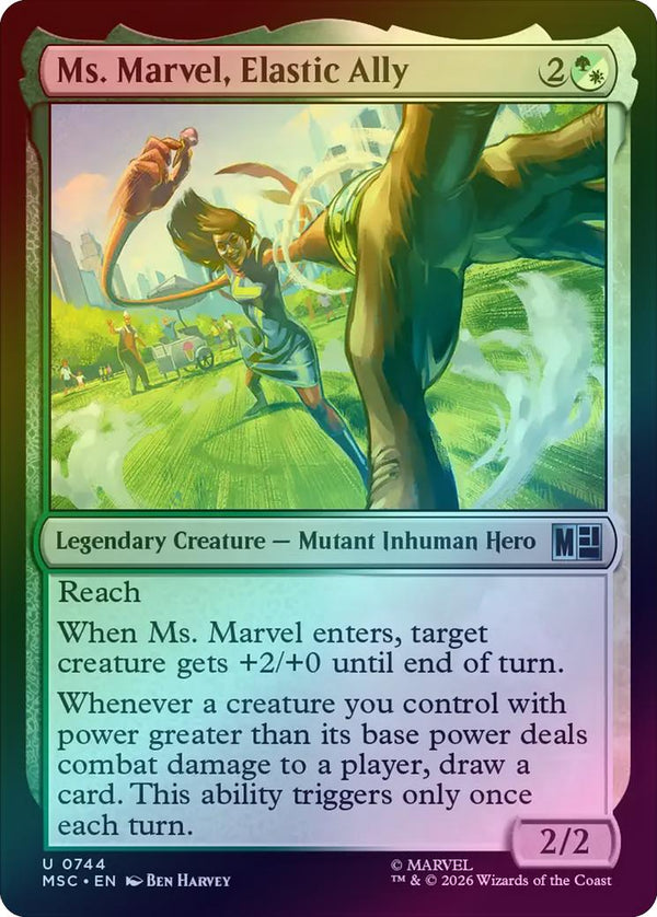 Ms. Marvel, Elastic Ally (Foil) (MSC)