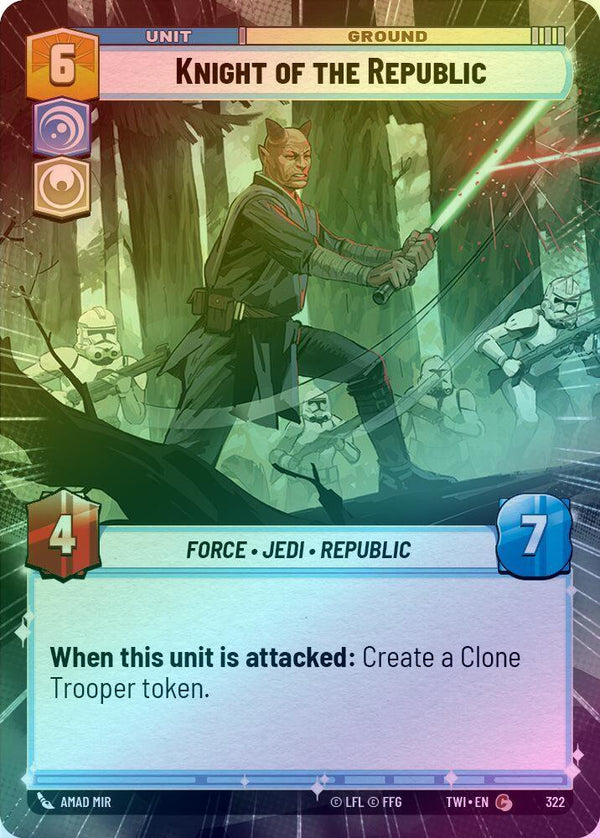 Knight of the Republic (Hyperspace) - 322 - Common (Foil)