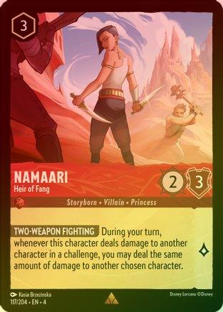 Namaari (Heir of Fang) - 117/204 - Rare (Foil)