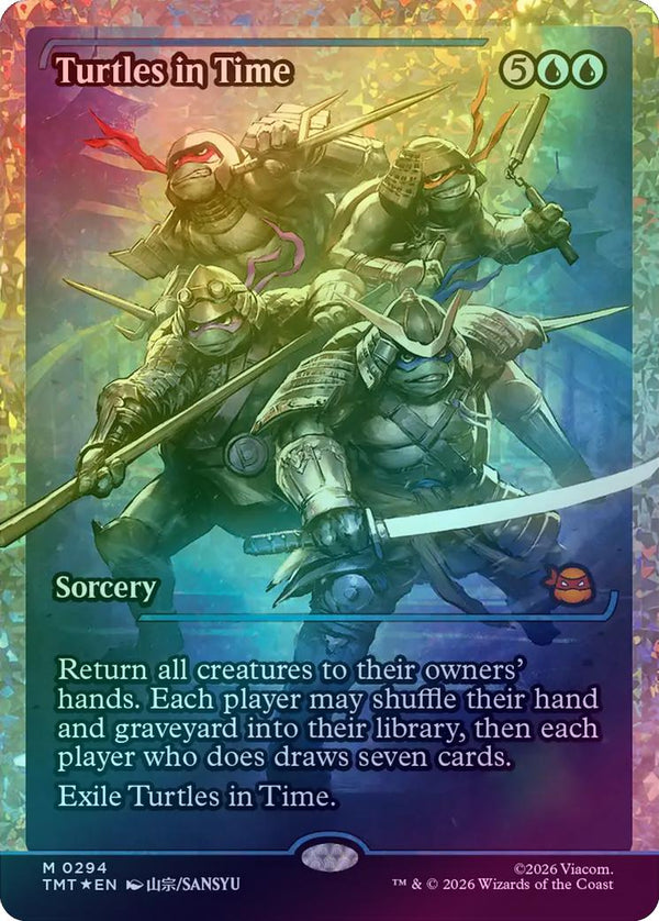 Turtles in Time - Japan Showcase (Fracture Foil) (TMT)