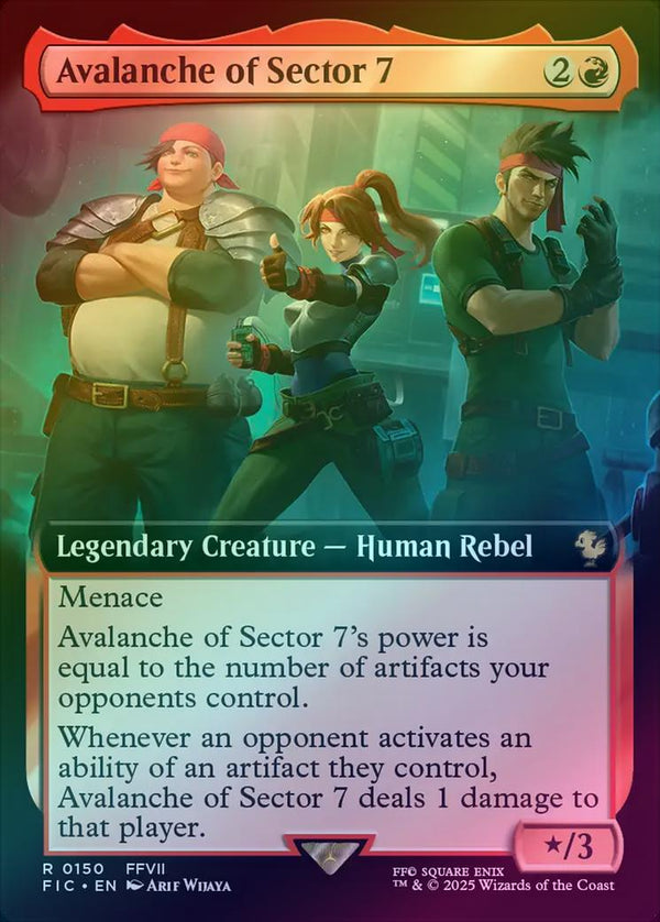 Avalanche of Sector 7 - Extended Art (Foil) (FIC)