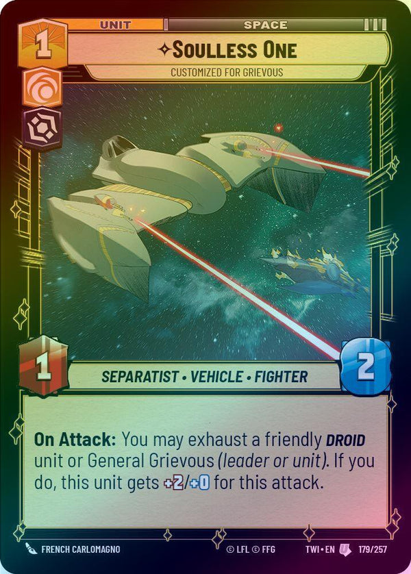 Soulless One - Customized for Grievous - 179/257 - Uncommon (Foil)