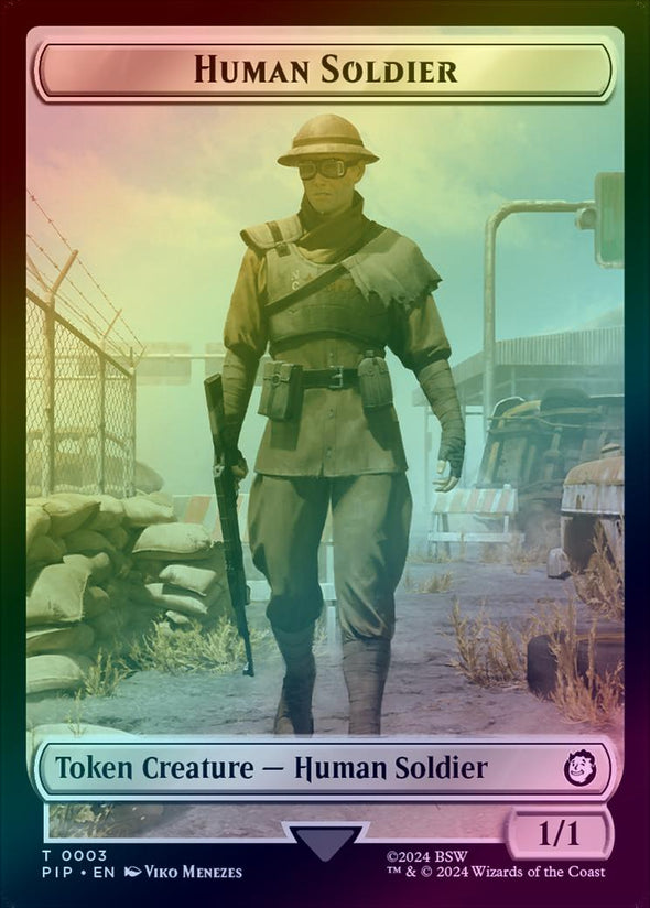 Radiation // Human Soldier Token (Foil) (TPIP)